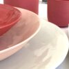 Assiette creuse en porcelaine, coloris Sunset par Elisabeth Hardy