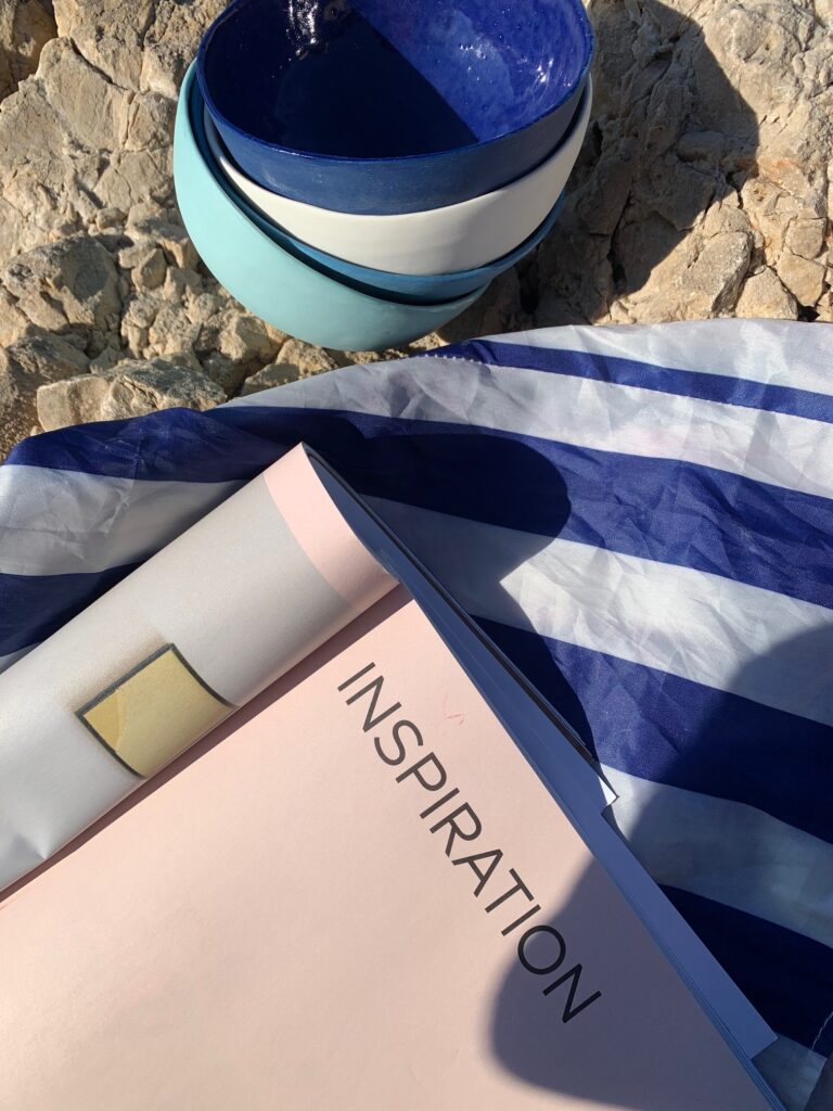 Pause au soleil, bols et magazine d'inspiration, Elisabeth Hardy céramiste