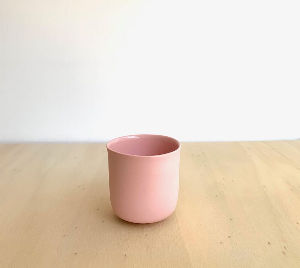 Tasse à café en porcelaine, coloris Pétale
